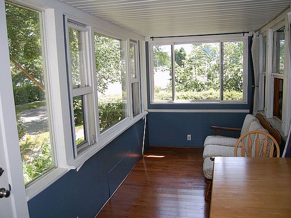 Enclosed front porch