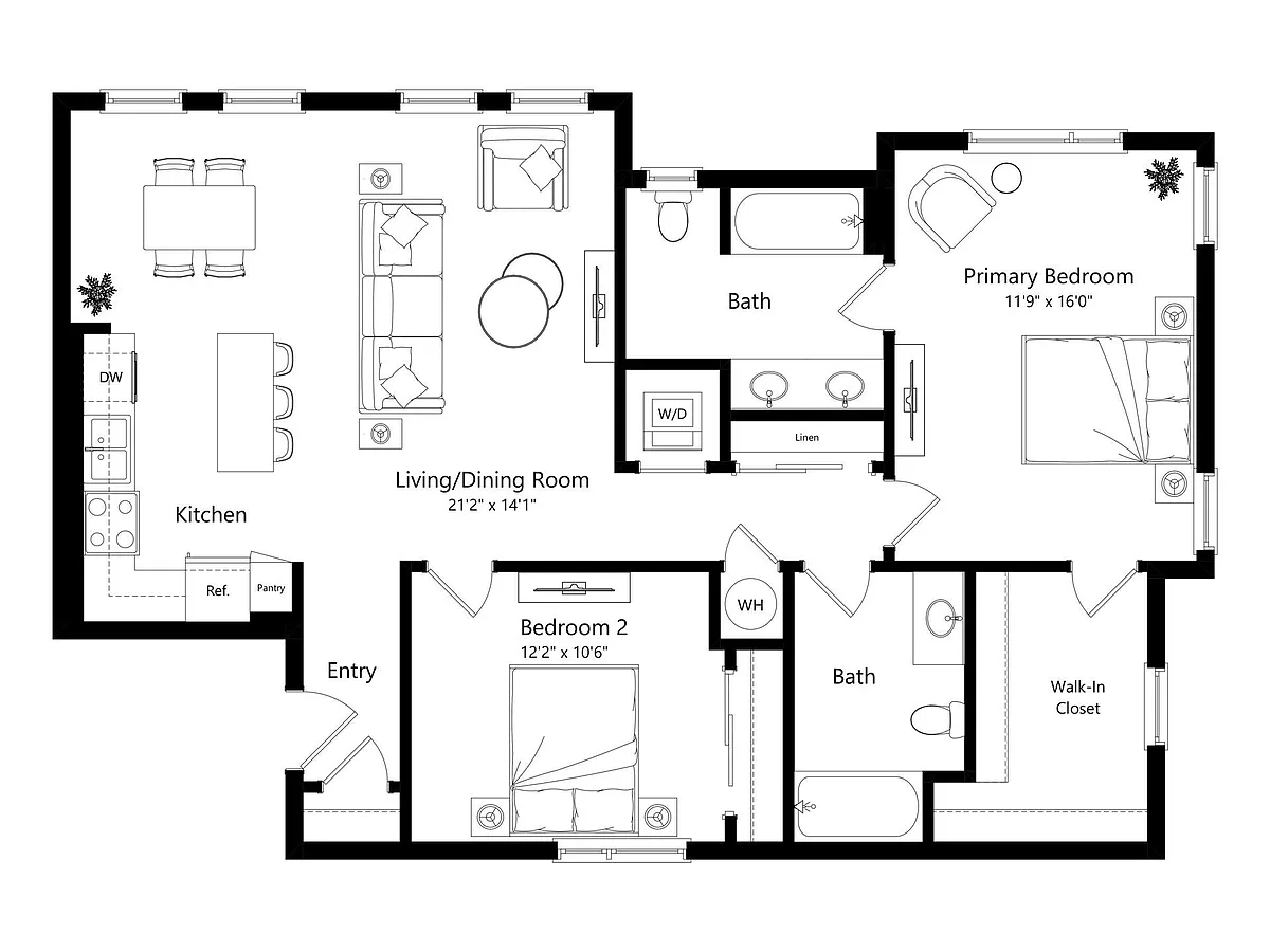 Floor plan H