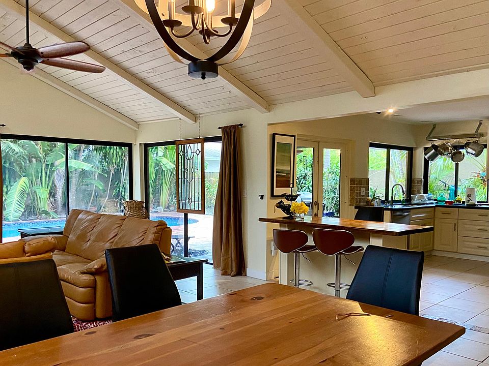 furnished spacious living dining and kitchen area