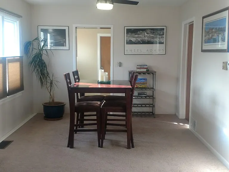 Dining Room North Facing and gets lots of light