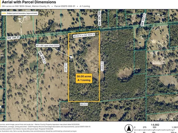 NW 160TH STREET, REDDICK, FL 32686