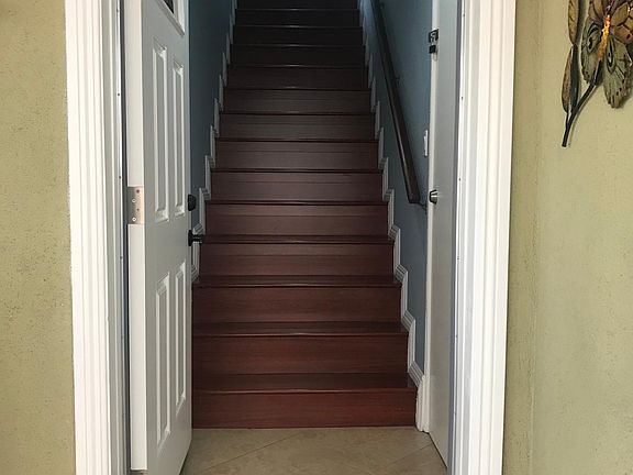 door entrance going to the second floor.