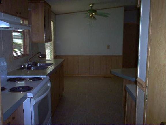 View of kitchen fromentry