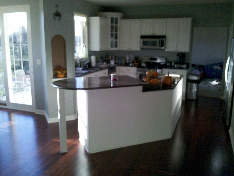open concept with island