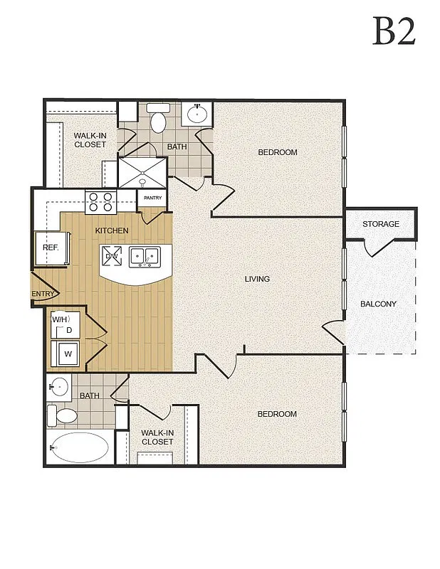 Floor plan B2