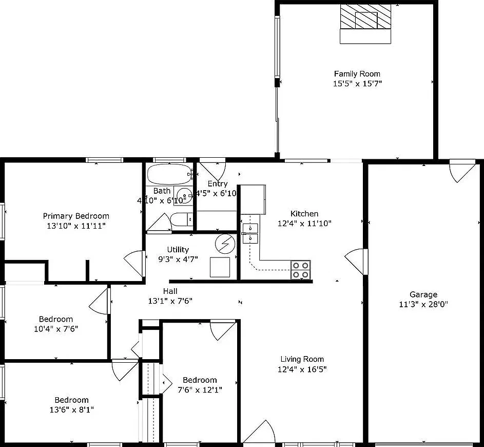 4 bed, 1443 sqft, $1,750 — Photo 1