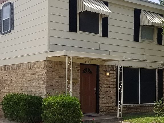 Closer view of townhouse