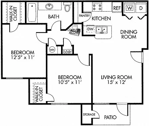 Floor plan D1 R