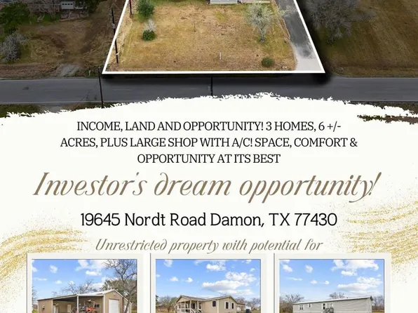 19645 Nordt Rd, Damon, TX 77430