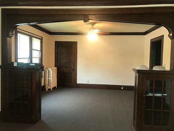 Formal Dining with built in cabinets