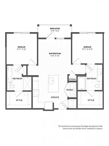 Floor plan B1