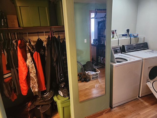 washer and dryer