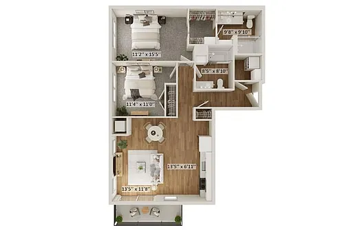 Floor plan Wirth B