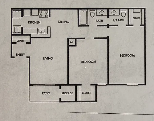 Floor plan B1S