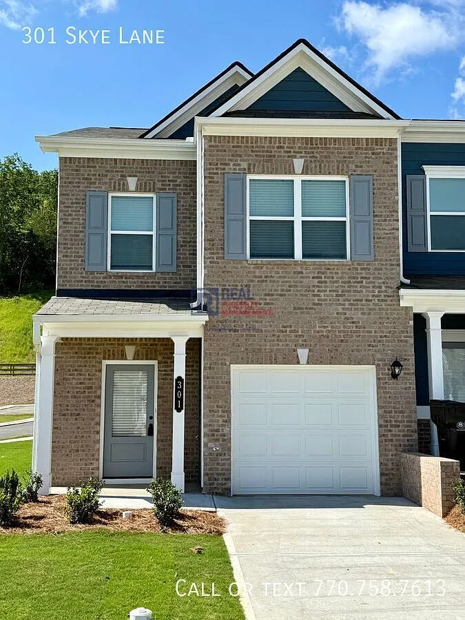 Corner Unit Townhome in Cartersville $500 Off 1 Month Rent — Photo 1