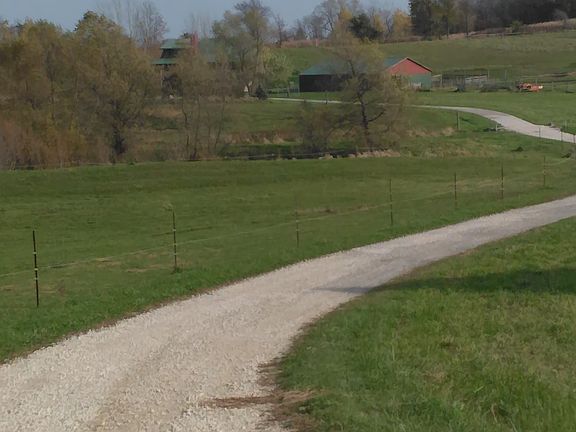 View from top of driveway