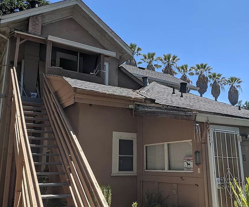 Stairs in the back