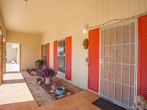 Another view of the front covered patio