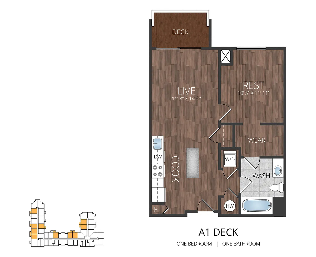 Floor plan a1d