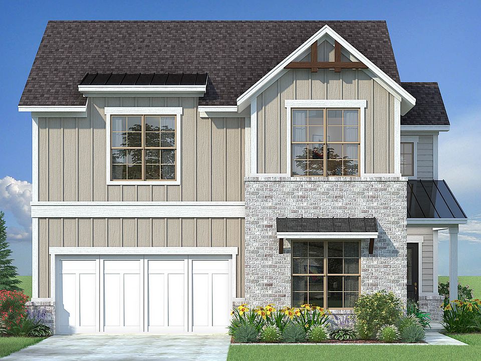 The St. Lucia - Farmhouse Elevation