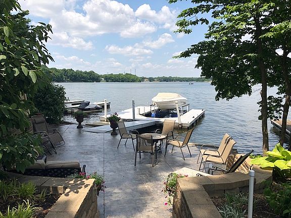 Deep water dock and patio