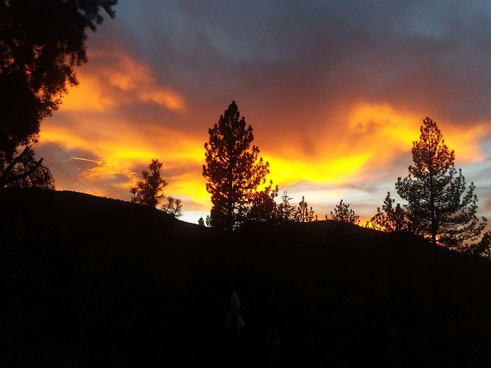 THE SUNSET OFF THE DECK