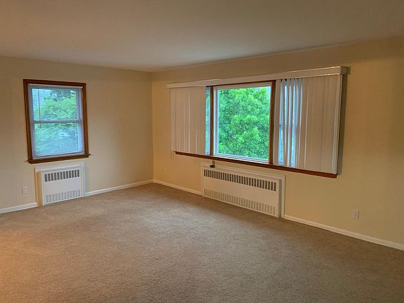Living room with closet