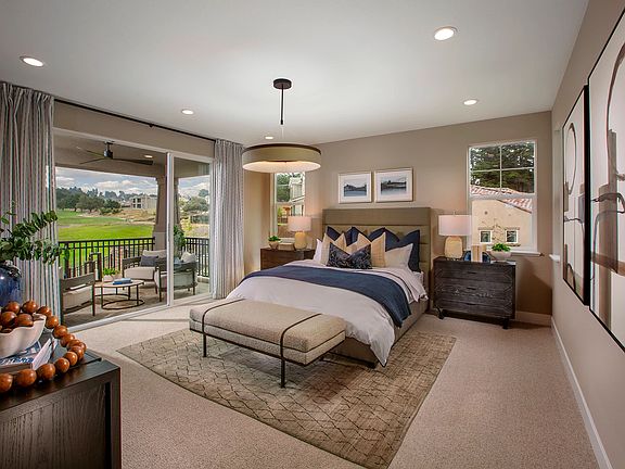 Plan 4 Model Home Primary Bedroom