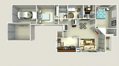Floor plan Chestnut Upper