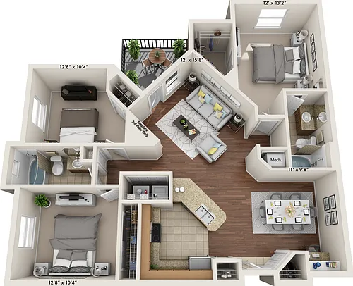 Floor plan C1