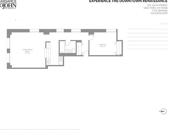2nd image of 100 John St APT 1802