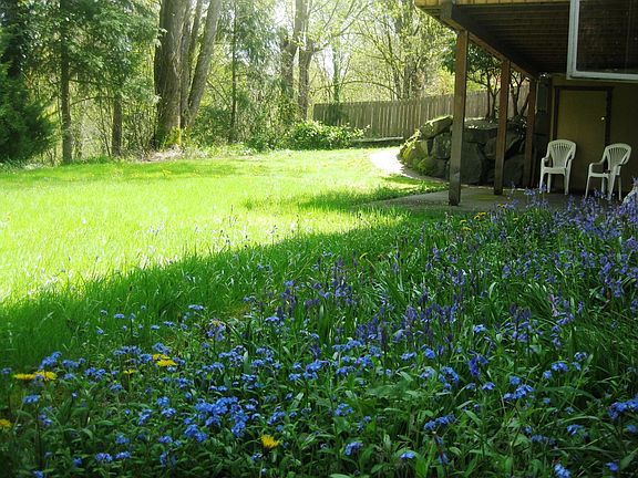 Private Beautiful Back Yard face to greenbelt