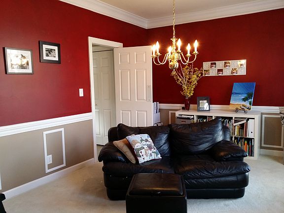 Dining room used as study