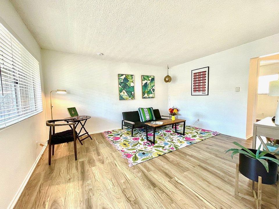 Staged Living Room with Hardwood Flooring