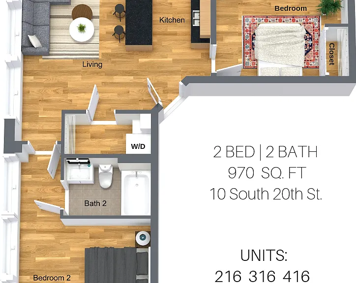 Lofts and Upper Lofts at Canal Walk — Photo 154