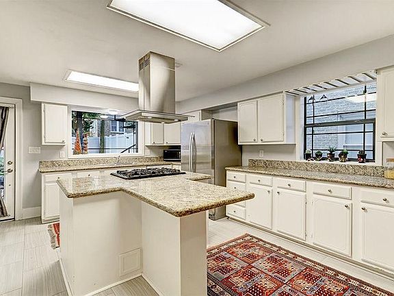 Large kitchen open to living room