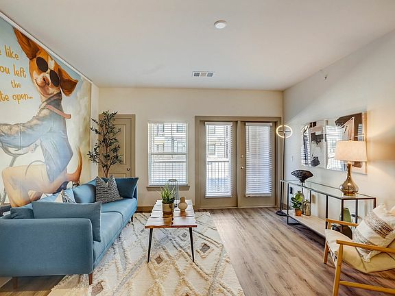 One Bedroom Living Room with Patio