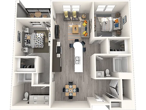 Floor plan Ariva B1- Boardwalk - Premium