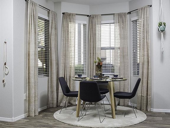 Separate breakfast nooks in select homes are the perfect spo