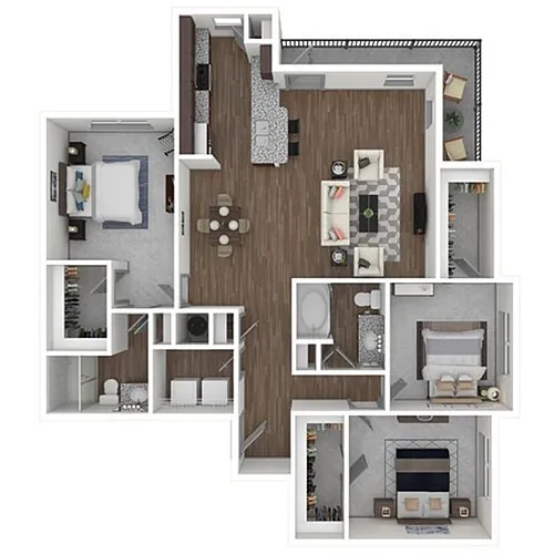 Floor plan The Stacy