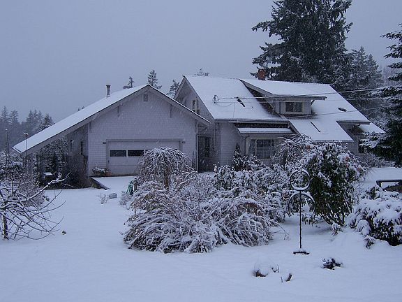 south side of house