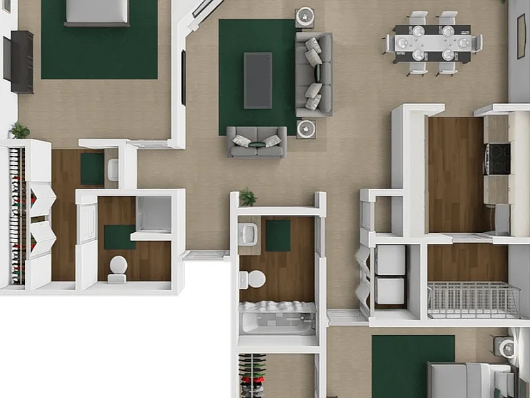 The Retreat at Woodlands Apartments — Photo 31
