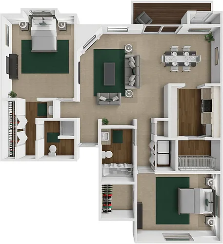 Floor plan The Cedar Crest