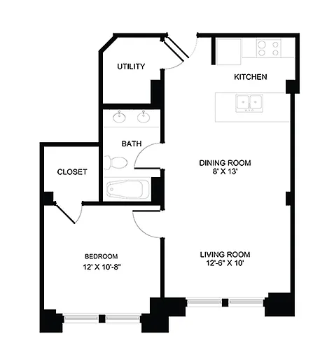 Floor plan The Greenwich West