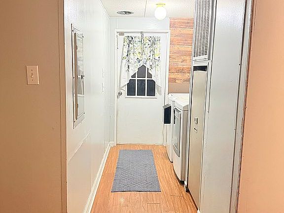 Back Door & Laundry Room