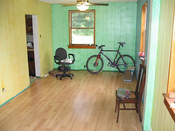 After installing the new floors, some trim and painting, Dinning room