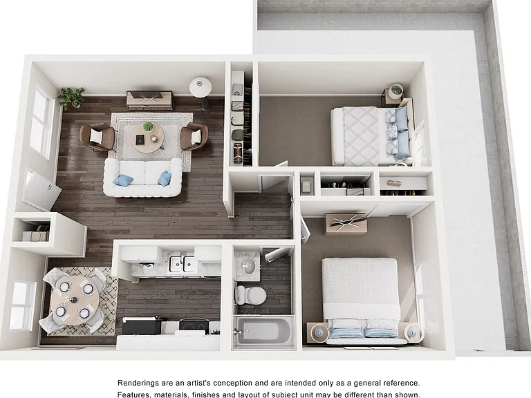 Step into modern living with this spacious apartment layout designed for style and comfort. Step into modern living with this spacious apartment layout designed for style and comfort.