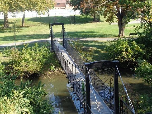 Baker Park Swinging Bridge