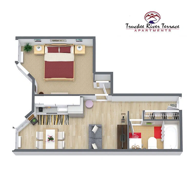 Floor plan Truckee B2