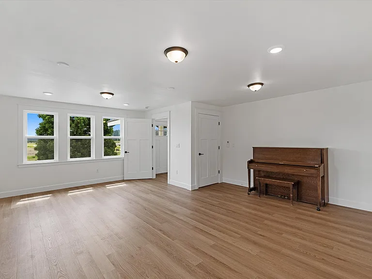 Another view of the family or main level primary suite (however you choose to use).